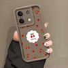 Cherry Print TPU Soft Case For Xiaomi 14T Pro 13T Poco F6 X6 X5 Redmi 13C Note 14 13 12 Pro Shockproof Lens Protection Matte Solid Color Phone Cover