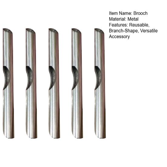 Špendlík na květiny ze slitiny Vkládací špendlík ve tvaru květu Špendlík na klopu Větev DIY Korsaž s čerstvými nebo sušenými květinami pro svatbu Narozeninovou oslavu