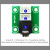 3.5MM Headphone Audio Signal Adapter To 2.54 3P Terminal Lead for Amplifier Cabinet DIY Wiring BoardGood Product