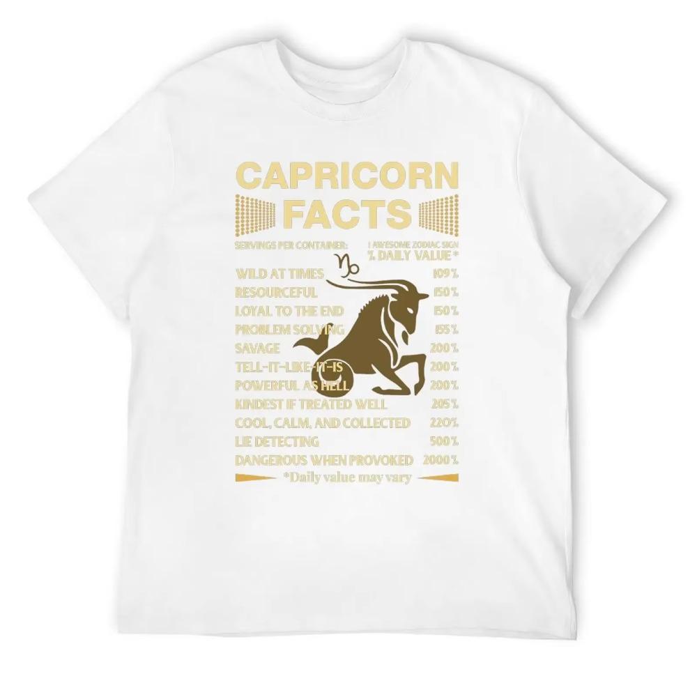 Harajuku Capricorn Twelve Constellation (10) T-shirt  Motion Tshirt Graphic Humor Graphic Aactivity Competition USA Size
