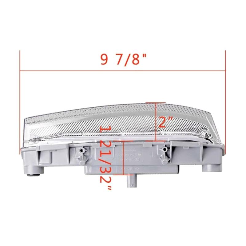 Car Daytime Running Light Waterproof Strip Auto Headlights White Turn Signal Fog Lights for Mercedes C250 C350 2012-2014