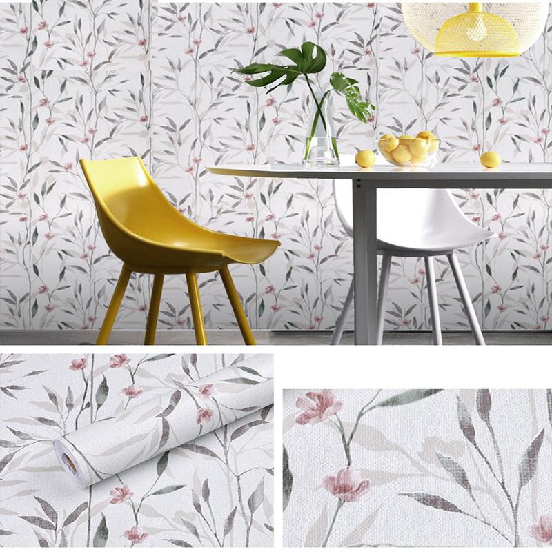 

Черно-белые цветы отслаивающиеся обои цветок съемные самоклеящиеся контактные обои цветок птица настенный декор обои 100cmx45cm