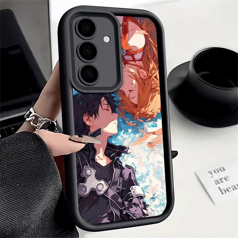 Phone Case for Samsung Galaxy S26 S25 Ultra S24 FE Sword Art Online Anime Shell S23 Plus S22 + S21 S20 5G Soft Silicone Funda