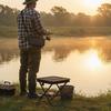 Portable Mini Folding Backpack Stool Outdoor Adjustable Chair with Carry Bag Lightweight Camping Hiking Folding Fishing Stools
