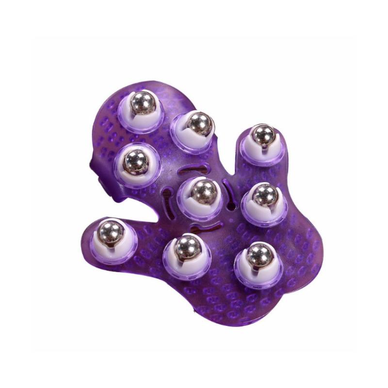 Nine beads palm massager 360 degree rotation whole body beauty massage manual nine beads massage