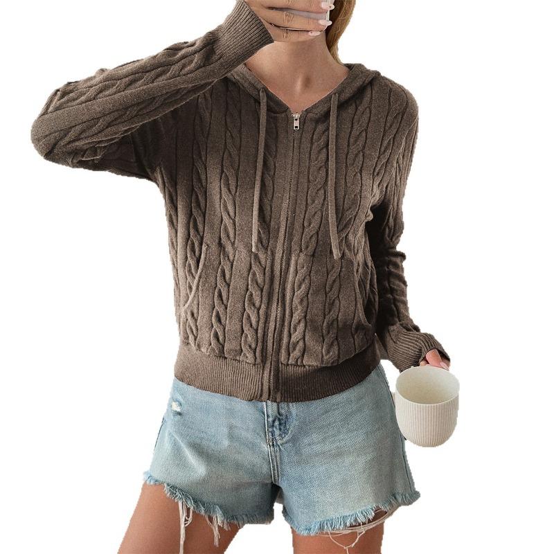 Lässiges Langarm-Sweatshirt Modische Damenbekleidung 2025 Herbst und Winter Neuer Stil Vielseitig für den Weg zur Arbeit