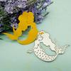 Mořská panna Fishtail Design Styl Kovová vyřezávací šablona pro DIY Scrapbooking Album Foto embossovací papír Card Craft Decor
