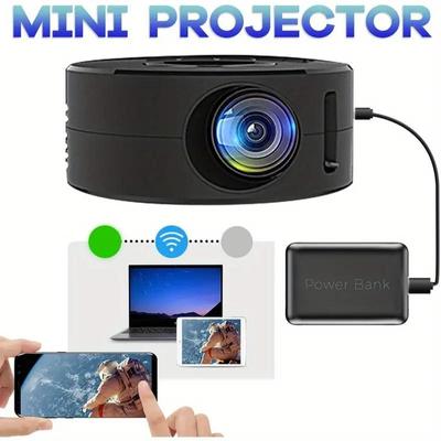 Mini Projektorleinwand 1080P 4K Tragbarer Kabelgebundener Projektor Klein Heimkino Kindergeschenk Kino Video Smart HD TV Film Mediaplayer Für IOS Android