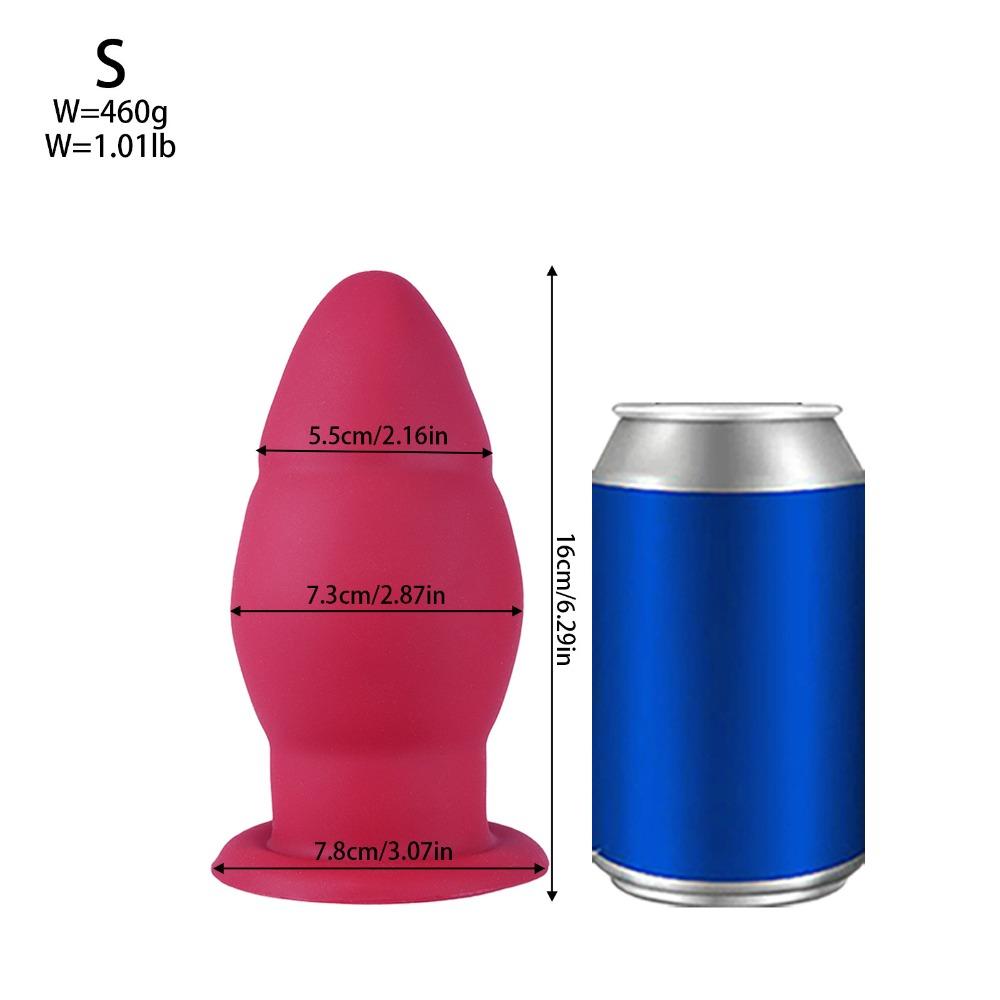 Large Size Anal Plug Unisex Wearable SM Adult Toy for Men & Women - Comfortable Silicone Anal Dilator for Intimate Pleasure