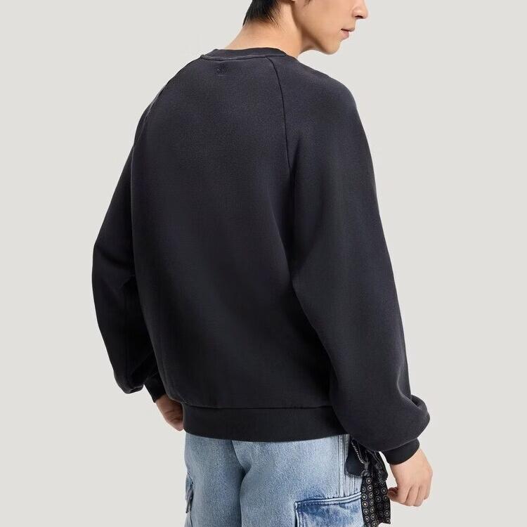 adidas Originals Sport Casual Crew Neck Striped Long Sleeve Sweatshirt Men Sweatshirt KR5047