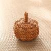 Handmade Christmas Tree Pendant Artificial Halloween Decoration Creative Straw Pumpkin Balls  DIY