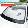 Valve Stems Caps Car Windshield Sun Shade Visor UV Protection Shield For VW Volkswagen GTI Polo Golf Passat Tiguan Arteon Touare zd6