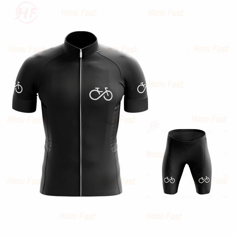 New summer short-sleeved men's cycling suit moisture-wicking bicycle clothing