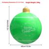 Inflatable Christmas balls for garden party atmosphere decoration