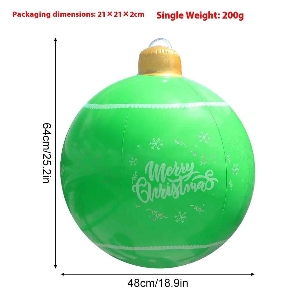 Inflatable Christmas Balls for Garden Party Atmosphere Decoration