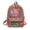 Capacity Capybara Large Backpack Kid Leisure Cartoon Animal Schoolbag Breathable