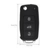 3 Buttons 434MHz 5K0837202AD Car Key Fob Keyless Entry Remote Replacement Fit for VolksWagen with ID48 Chip,Remote Key FobGood Product