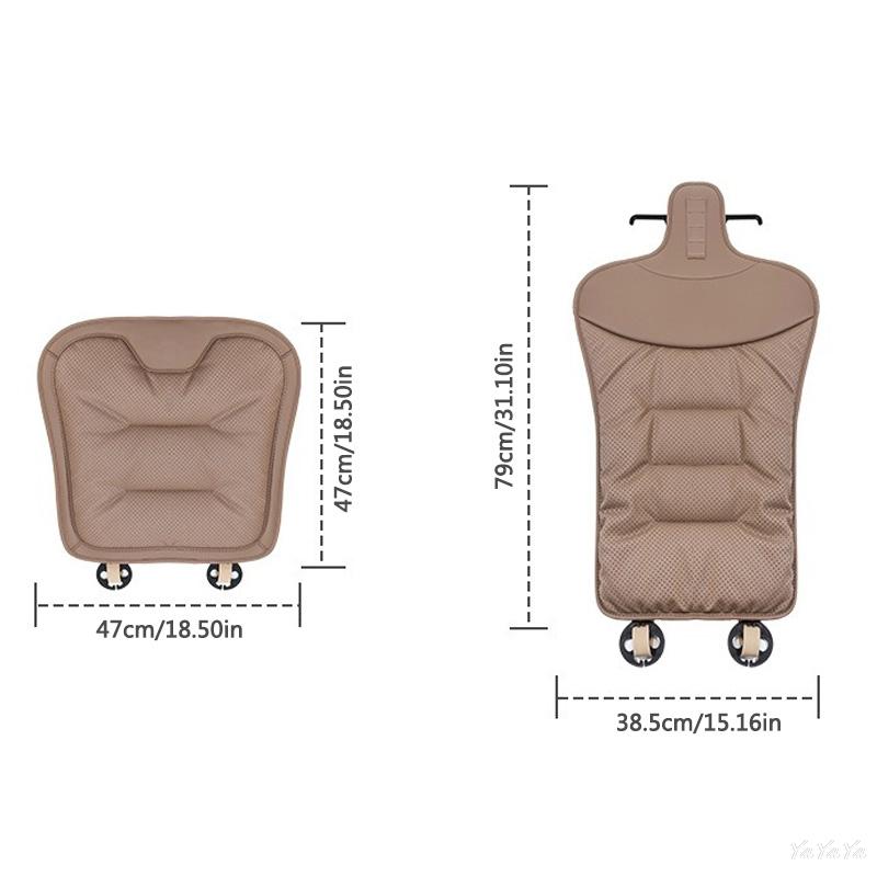 New Car Seat Cushion Leather Pad Backrest Protector For BMW X1 X2 X3 X5 X4 X6 X7 G30 G20 G32 G11 G12 F40 F30 F20 F10 F34 Sticker