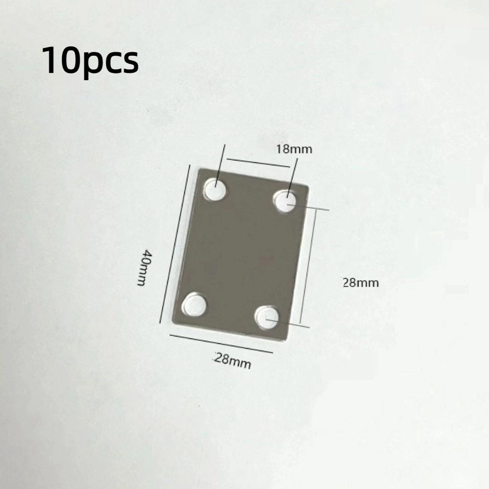 10 Stück Edelstahl Winkelverbinder Gerade Möbelbefestigungen Holzplattenverbinder