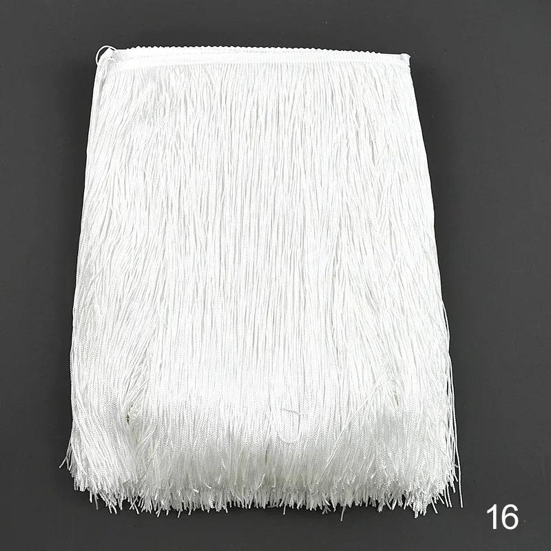 5/8/10M 30cm Long Tassel Fringes for Curtains Lace Trims Dress Fringe Trim Decorative Trimmings Stitching DIY Sewing Accessories