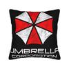 Umbrella Corporations Logo Residents Evils Pillow Cover Print Cushion Cover Kawaii Pillow Case For Sofa Bedroom Home Decor