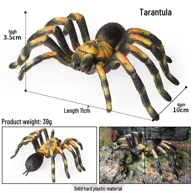 Children's Tarantula Model Toy - Realistic Prank Spider for Halloween & Cognitive Play