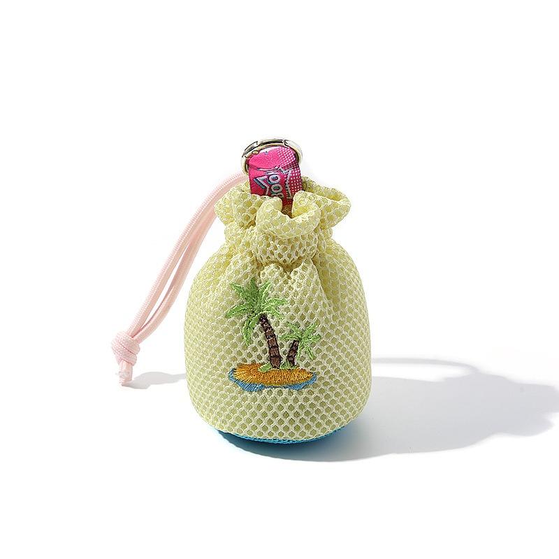 New schoolbag backpack pendant smiley face bucket bag pendant bluetooth headset case keychain accessories female