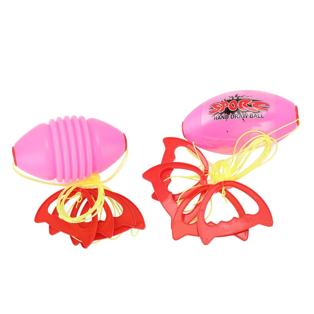 2Pcs Pull Ball Game Set Indoor Outdoor Sports Early Development Activity Toy Parent Child 2 Person I