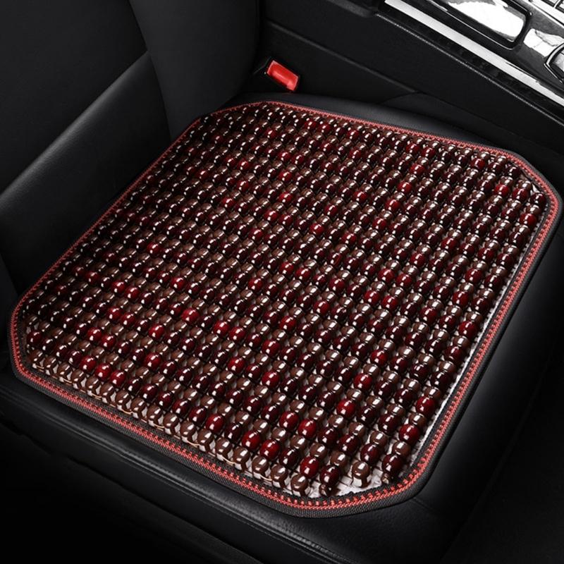 Ventilated Wooden Bead Chair Mat Color Option Durability Handmade Seat Pad Chair Cushion For Furniture Vehicle