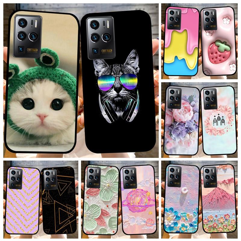 Case For ZTE Axon 30 Ultra 5G Phone Cover For ZTE Axon 30 Pro Cases Axon 30S Shockproof Soft Silicone TPU Bumper Fundas