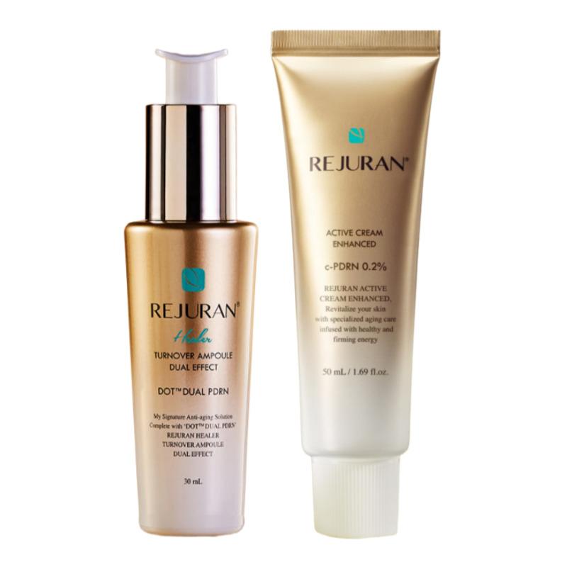 

REJURAN Healer Сироватка-активатор клітинного оновлення подвійної дії 30 мл + Активний крем посилений 50 мл (Спеціальний набір PDRN)