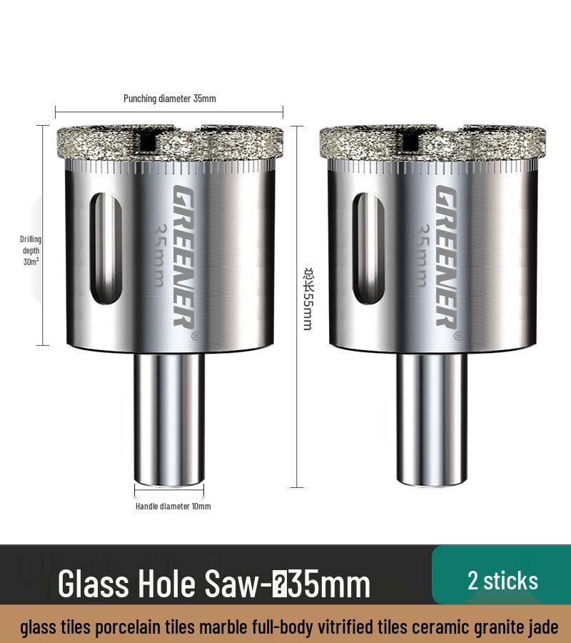 Green Forest Diamond Drill Bit for Tiles, Glass & Marble