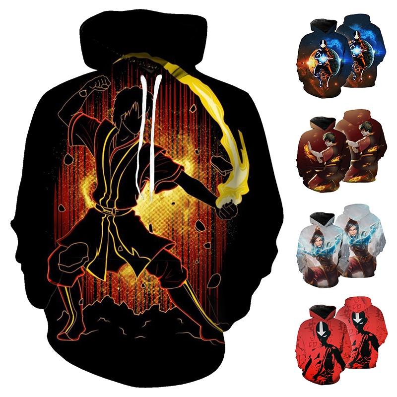 Avatar Hoodie Cosplay Costume Man Women Anime Jackets Casual