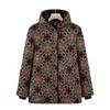 Elderly Women's Winter Fleece-Lined Cotton Jacket for 60s-70s Mom