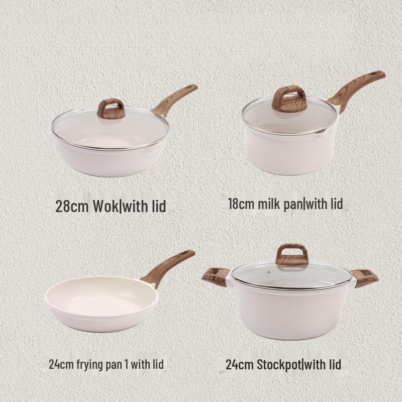 Wutuo 4-Piece Non-Stick Cookware Set