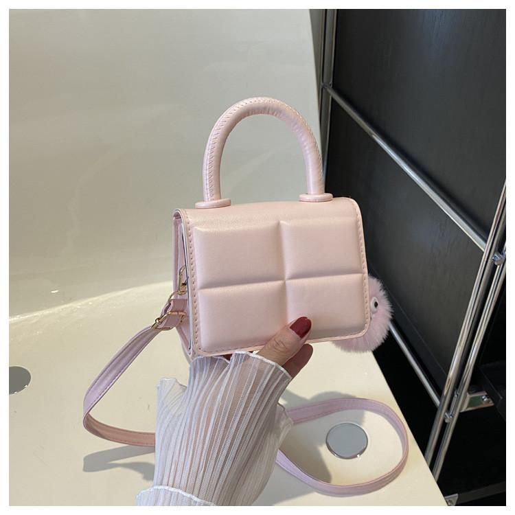 Stylish Pu Leather Crossbody Bag For Women 2023 Trendy Small Square Handbag