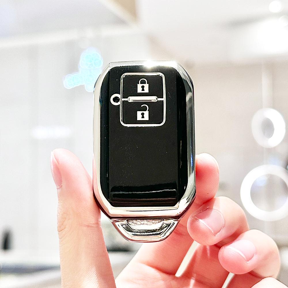 2 Buttons TPU Auto Keyless Car Remote Control Key Case Cover Fob for Suzuki Accurate Wagon R Ignis Swift Sport ERTIGA XL7