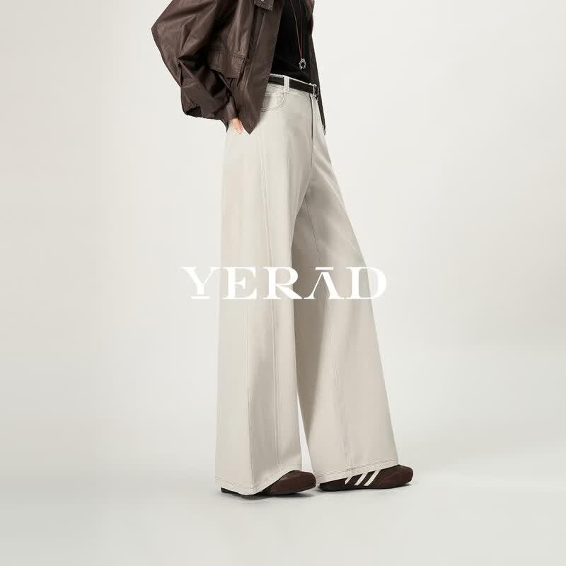 YERAD Women's Loose Wide-Leg Denim Jeans