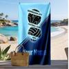 BIRMINGHAM CITY Calcio Asciugamano da Spiaggia Stampato Personalizzato Logo Calcio Supporto Nome Personalizzato Testo Asciugamano Assorbente Per Sport Viaggio Regalo Speciale