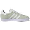 Adidas Gazelle Linen Green Unisex Sneakers Cloud-White Gold-Metallic GX2206