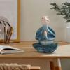 Sea Turtle Yoga Figurine Meditating Turtle Statue Home Garden Decor Meditation Yoga Turtle Figurines Yard Decor