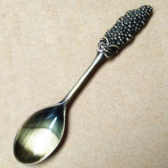 6 Teile/satz Retro Palace Besteck Legierung Tee Kaffee Löffel k Geschirr Geschirr