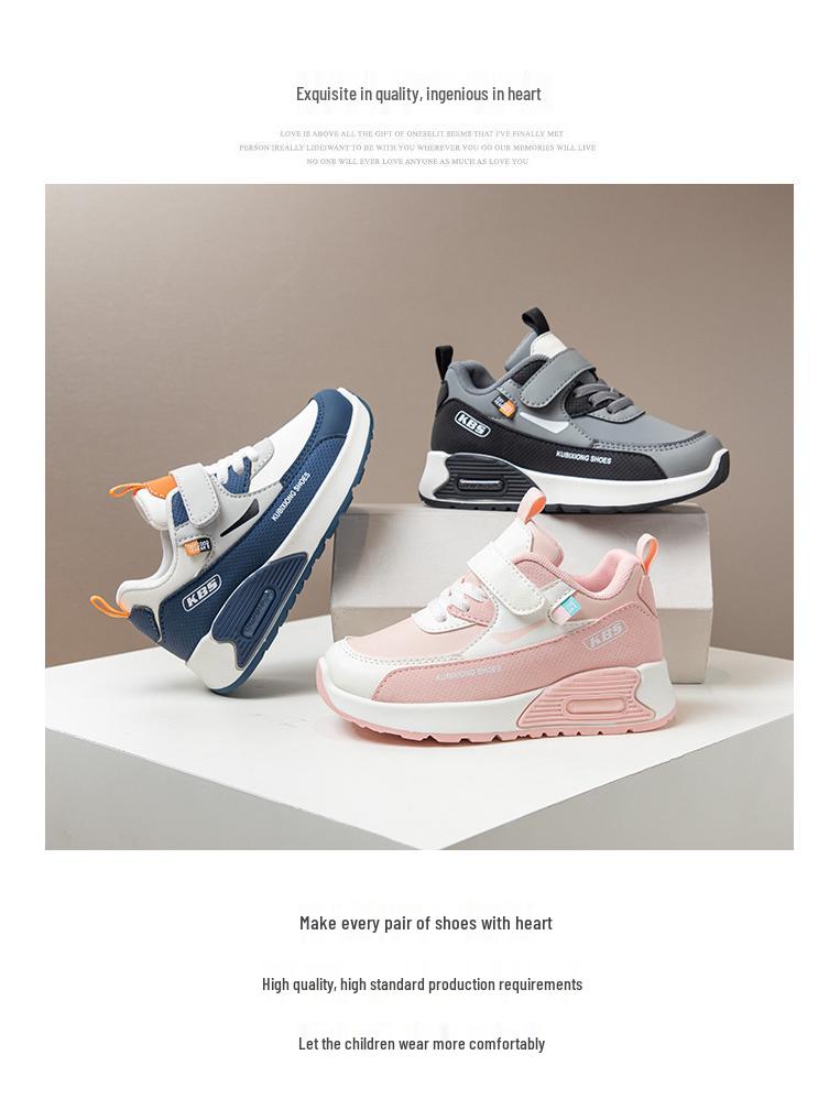 Chaussures de Sport en Cuir pour Enfants - Nouveau Style Automne/Hiver, Semelle Souple pour la Course des Garçons et les Tenues Décontractées des Filles, Parfait pour les Élèves de l'École Primaire.