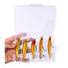 5 pz/scatola Richiamo di Pesca Set Minnow Esche Artificiali Merci Per La Pesca in Mare Wobbler Crankbait Carpa Pesce Persico Pesca