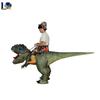 Inflatable Dinosaur Ride-On Costume for Kids - Halloween Parent-Child Activity Prop