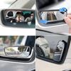 2Pcs Car Rearview Mirror Blind Spot Mirror Front Rear Wheels 360 Degree Adjustable Car Rearview Convex Mirror Wide Angle Mirrors