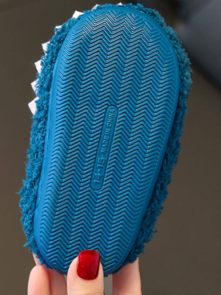 Dětské Kojenecké Teplé Bavlněné Boty Podzim Zima Chlapci a Dívky Kreslený Neklouzavý Pohodlné Plyšové pantofle na měkké podrážce