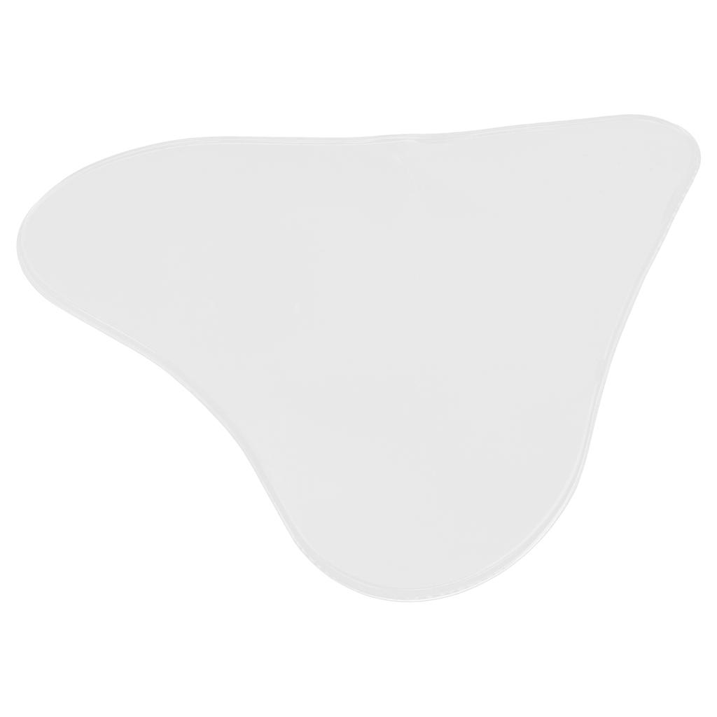 Silicone Chest Anti Wrinkles Patch Transparent Reusable Chest Wrinkle Pad 13.2 X 14cm
