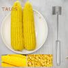 1/2Pcs Corn Peeler Stainless Steel Corn Cob Stripper Tool Corn Thresher for Kernels Removal Ergonomic Handle Easy to Clean Store Kitchen Helper for
