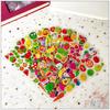 8Sheets/set Fruits and Vegetables  Rewards Sticker Puffy Bubble Toys Stickers